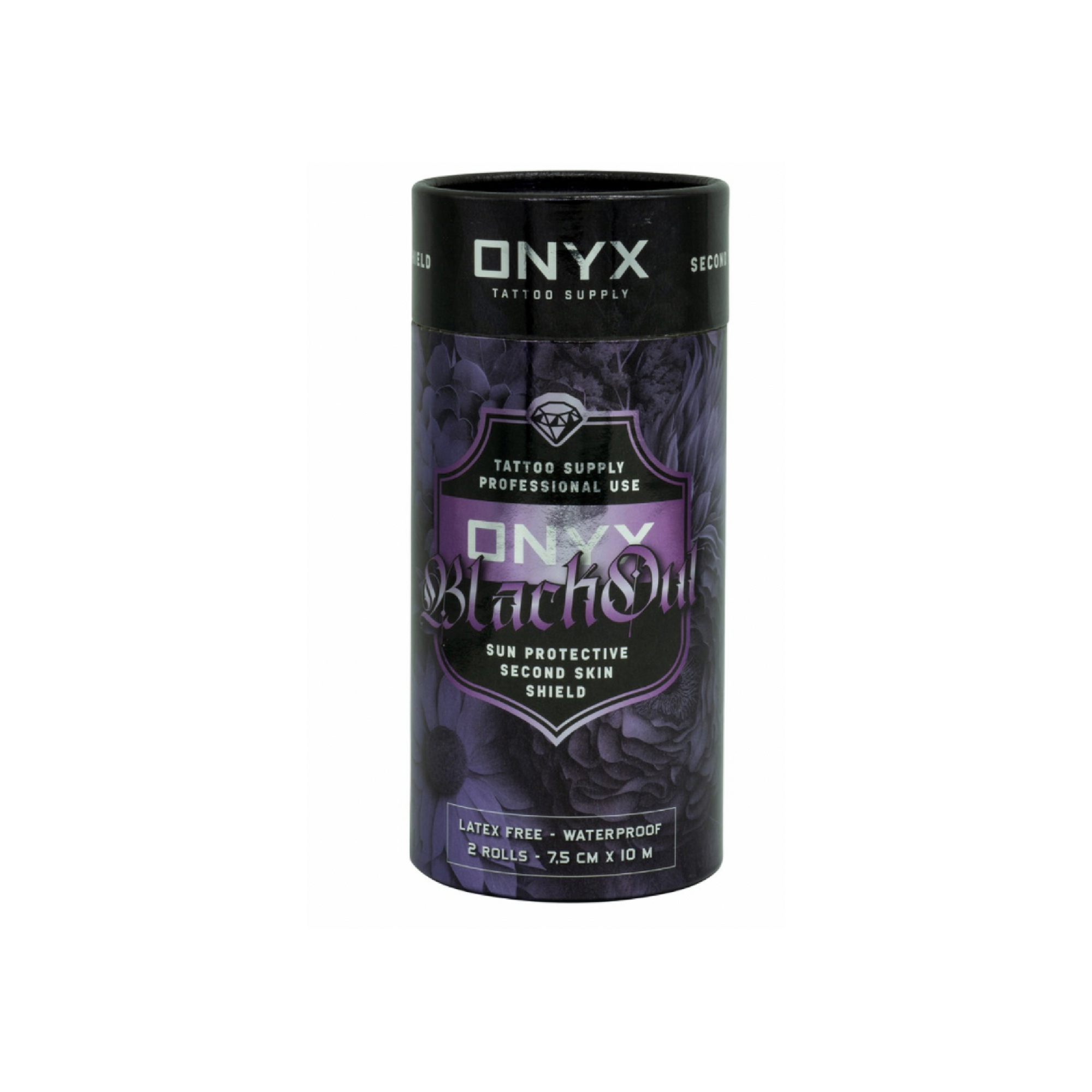 Onyx Black Out UV Protected Second skin 2 x 7,5cm x 10m